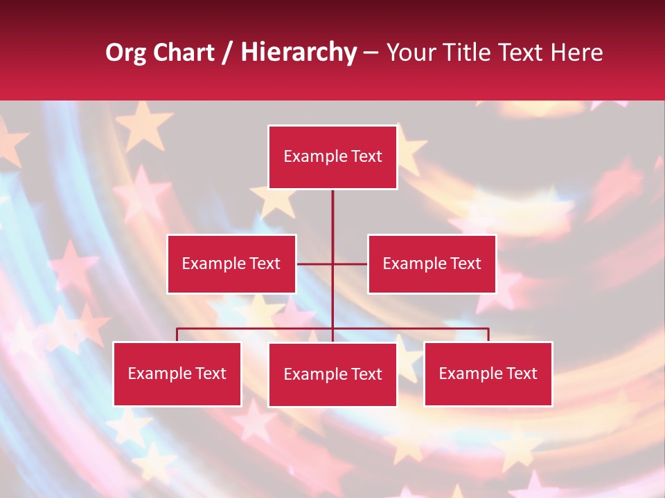 A Powerpoint Presentation With Stars On It PowerPoint Template