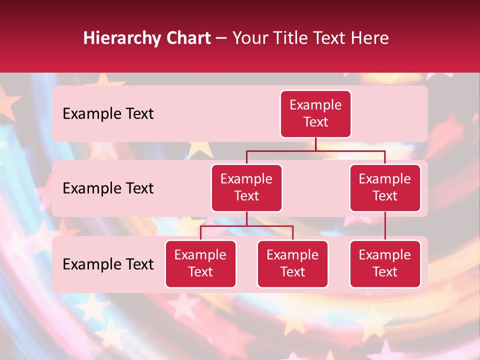 A Powerpoint Presentation With Stars On It PowerPoint Template