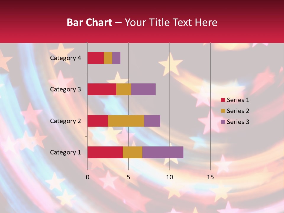 A Powerpoint Presentation With Stars On It PowerPoint Template