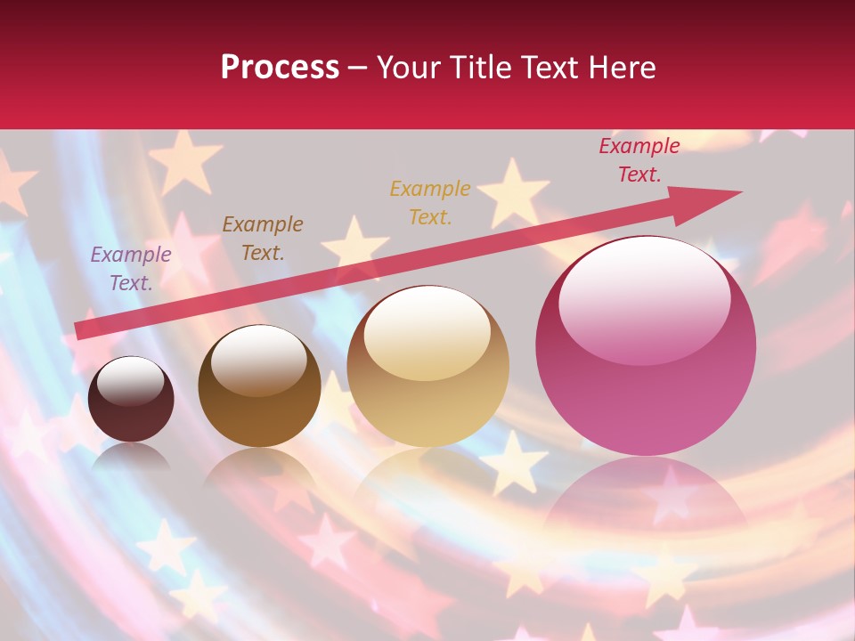 A Powerpoint Presentation With Stars On It PowerPoint Template