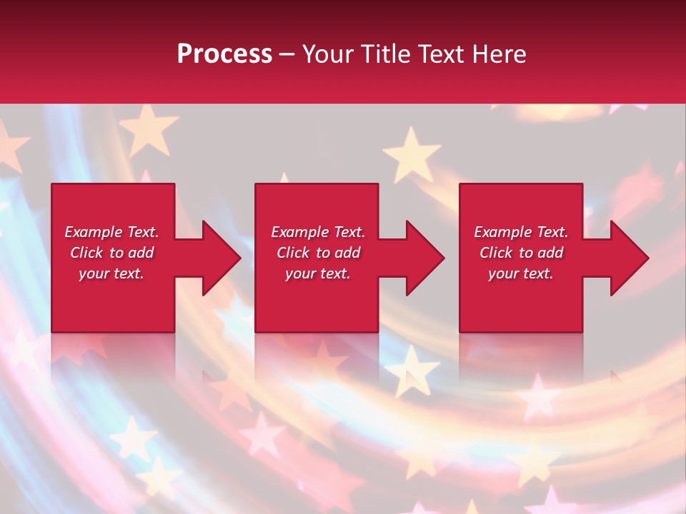A Powerpoint Presentation With Stars On It PowerPoint Template