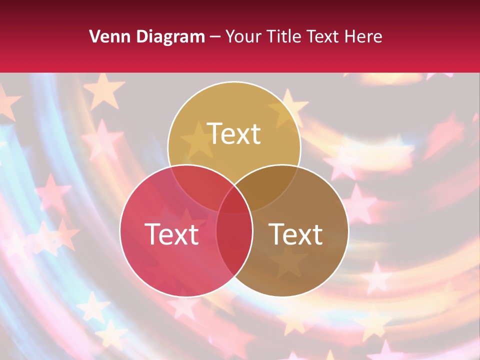 A Powerpoint Presentation With Stars On It PowerPoint Template