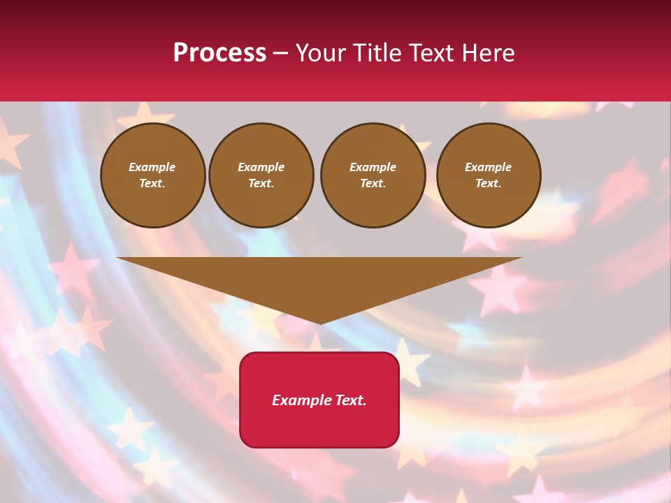 A Powerpoint Presentation With Stars On It PowerPoint Template