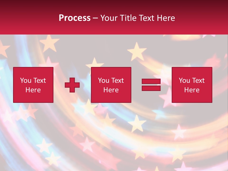 A Powerpoint Presentation With Stars On It PowerPoint Template