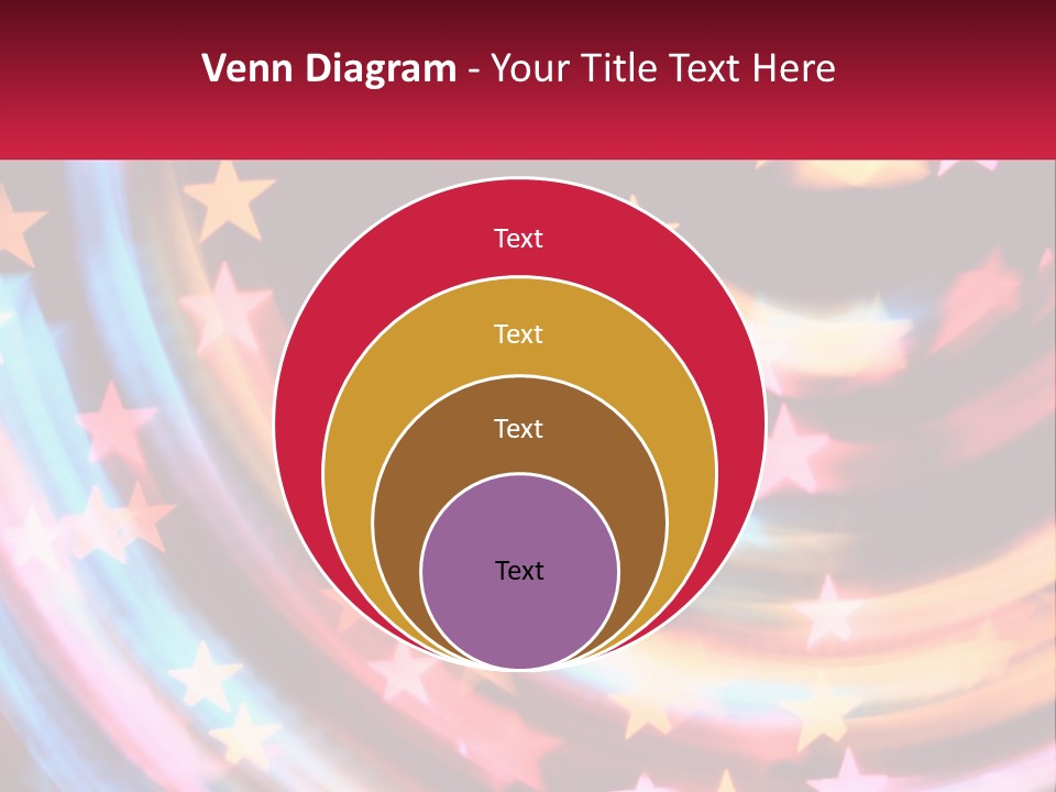 A Powerpoint Presentation With Stars On It PowerPoint Template