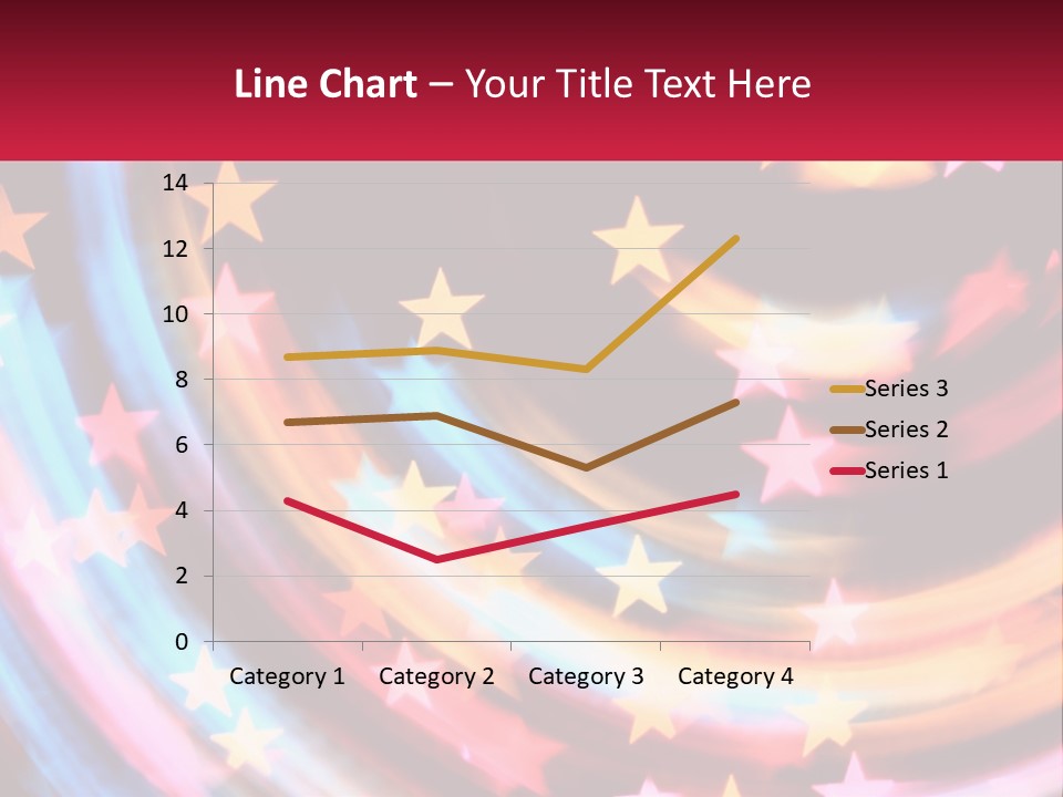 A Powerpoint Presentation With Stars On It PowerPoint Template