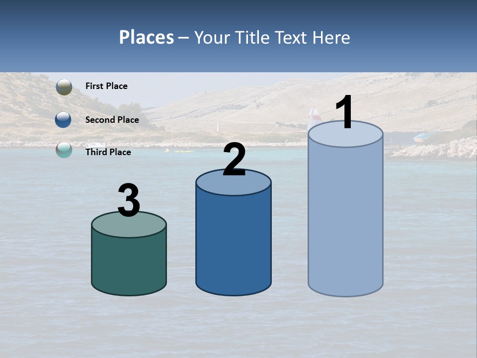 A Large Body Of Water With Boats In It PowerPoint Template