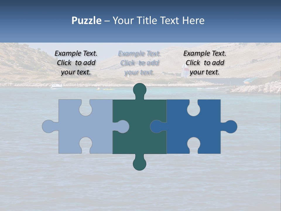A Large Body Of Water With Boats In It PowerPoint Template