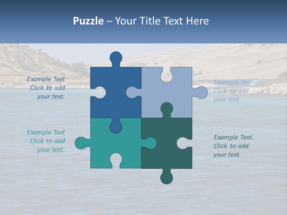 A Large Body Of Water With Boats In It PowerPoint Template