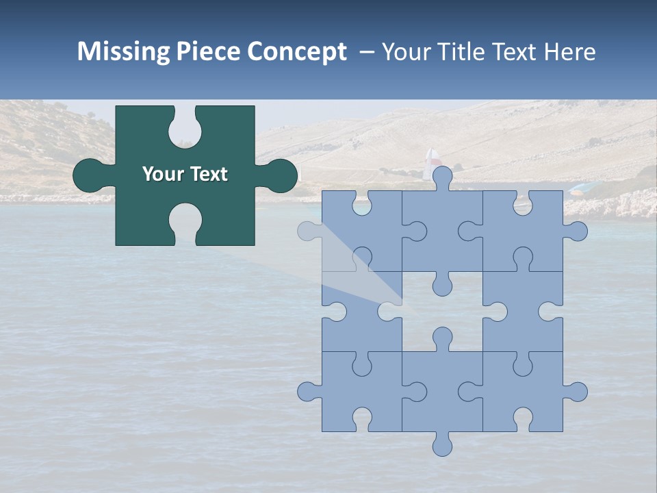 A Large Body Of Water With Boats In It PowerPoint Template