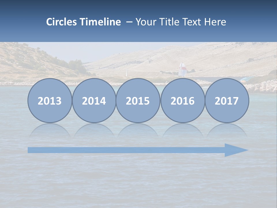 A Large Body Of Water With Boats In It PowerPoint Template