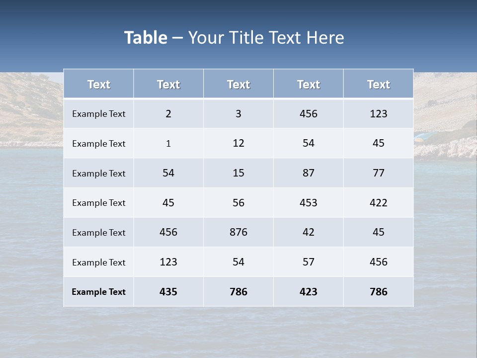 A Large Body Of Water With Boats In It PowerPoint Template