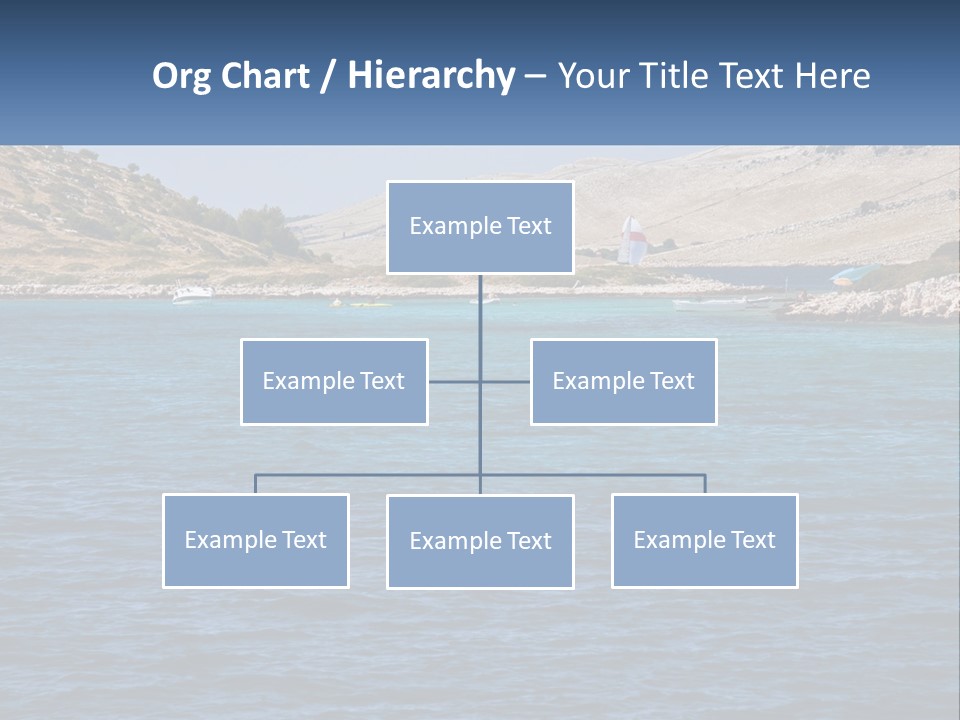 A Large Body Of Water With Boats In It PowerPoint Template