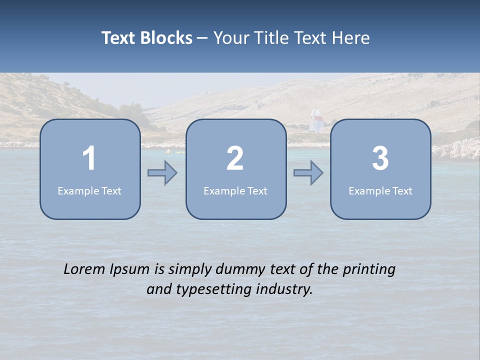 A Large Body Of Water With Boats In It PowerPoint Template
