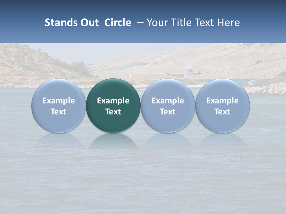 A Large Body Of Water With Boats In It PowerPoint Template