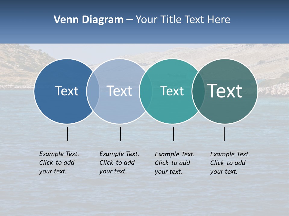 A Large Body Of Water With Boats In It PowerPoint Template