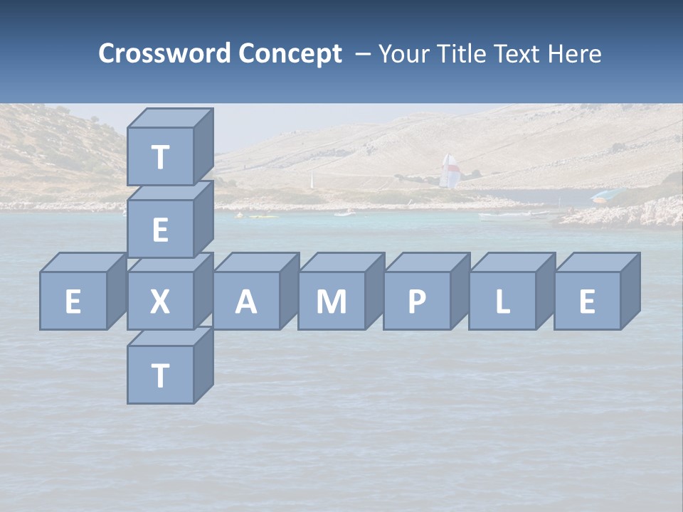 A Large Body Of Water With Boats In It PowerPoint Template