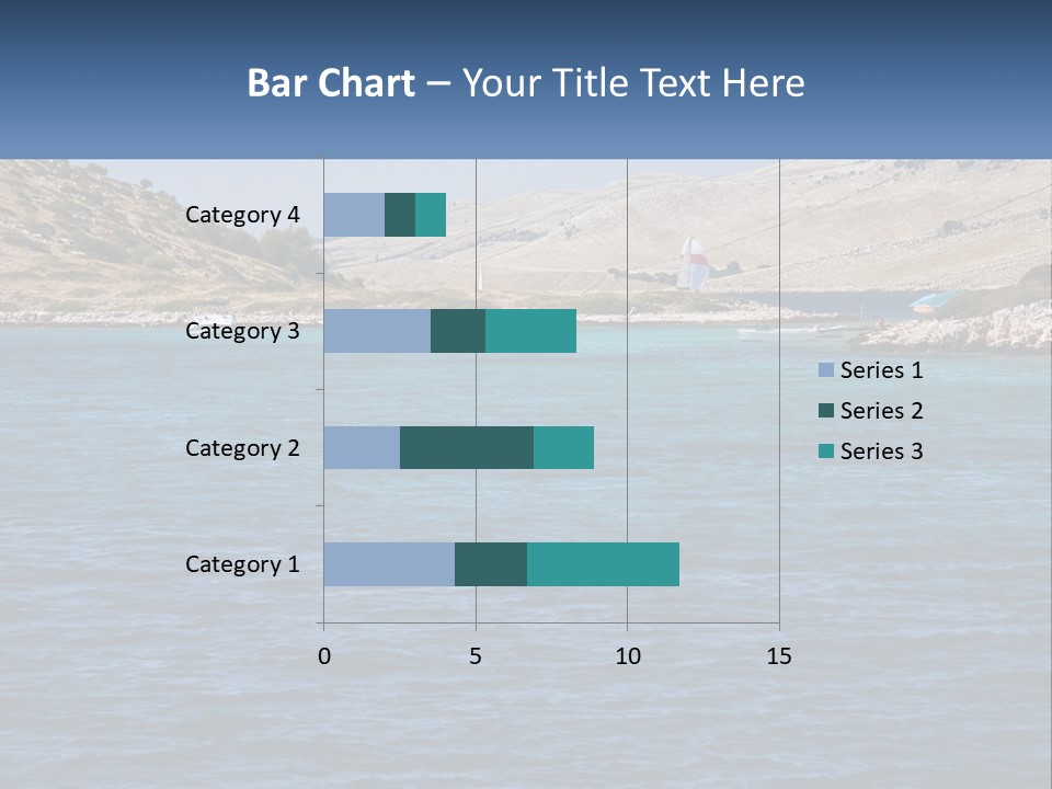 A Large Body Of Water With Boats In It PowerPoint Template
