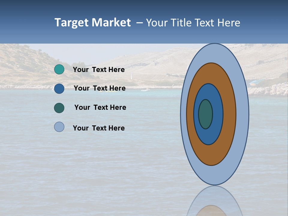 A Large Body Of Water With Boats In It PowerPoint Template