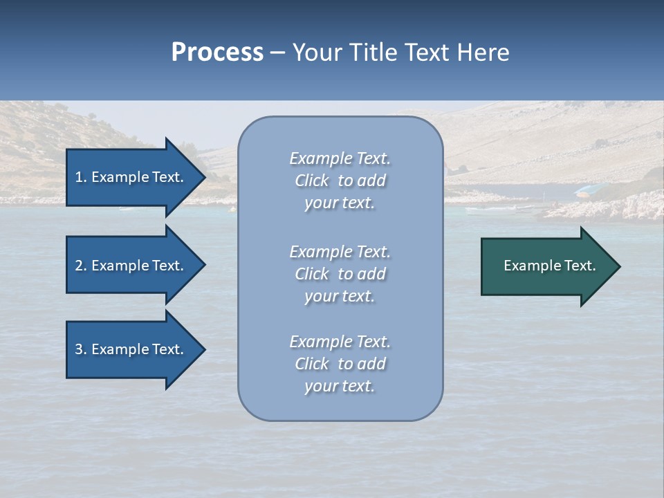 A Large Body Of Water With Boats In It PowerPoint Template