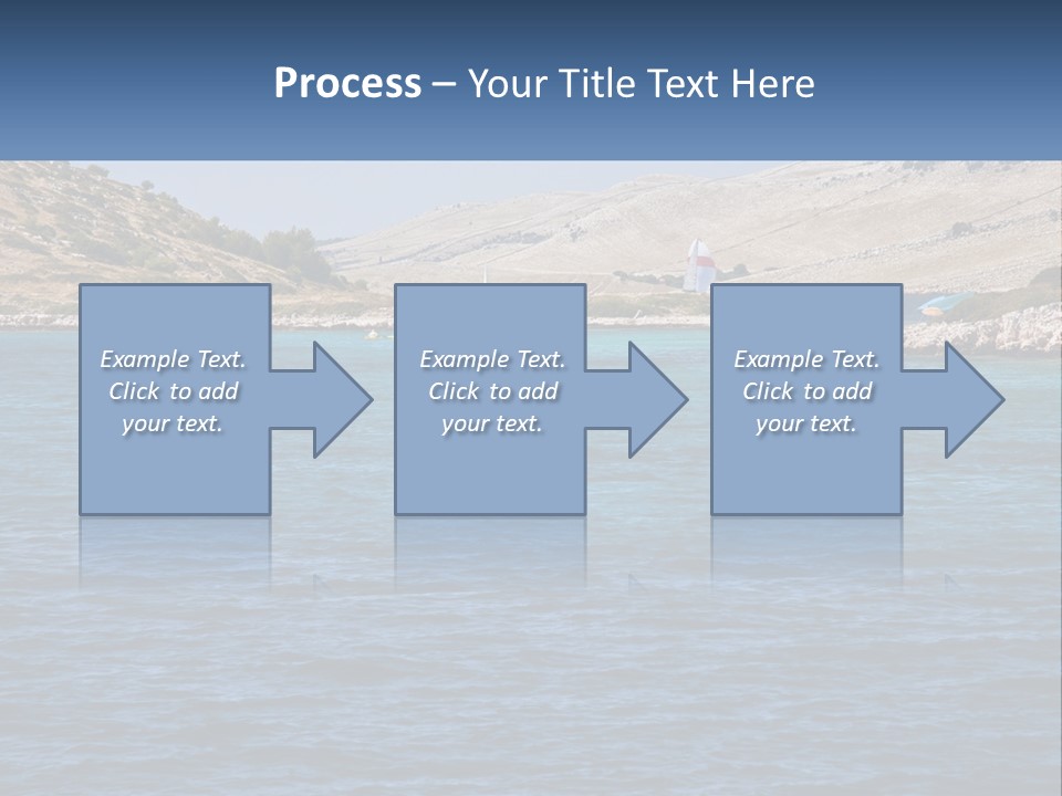 A Large Body Of Water With Boats In It PowerPoint Template