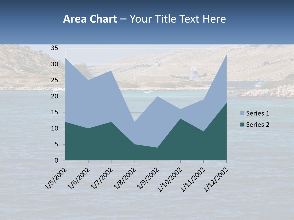 A Large Body Of Water With Boats In It PowerPoint Template