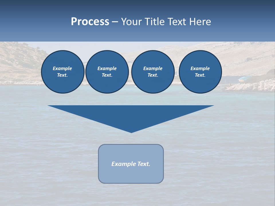 A Large Body Of Water With Boats In It PowerPoint Template