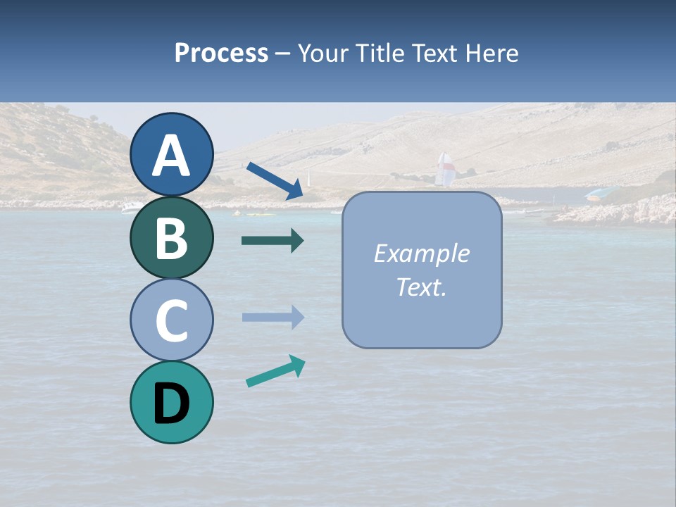 A Large Body Of Water With Boats In It PowerPoint Template