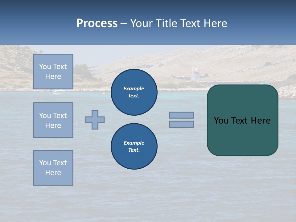 A Large Body Of Water With Boats In It PowerPoint Template