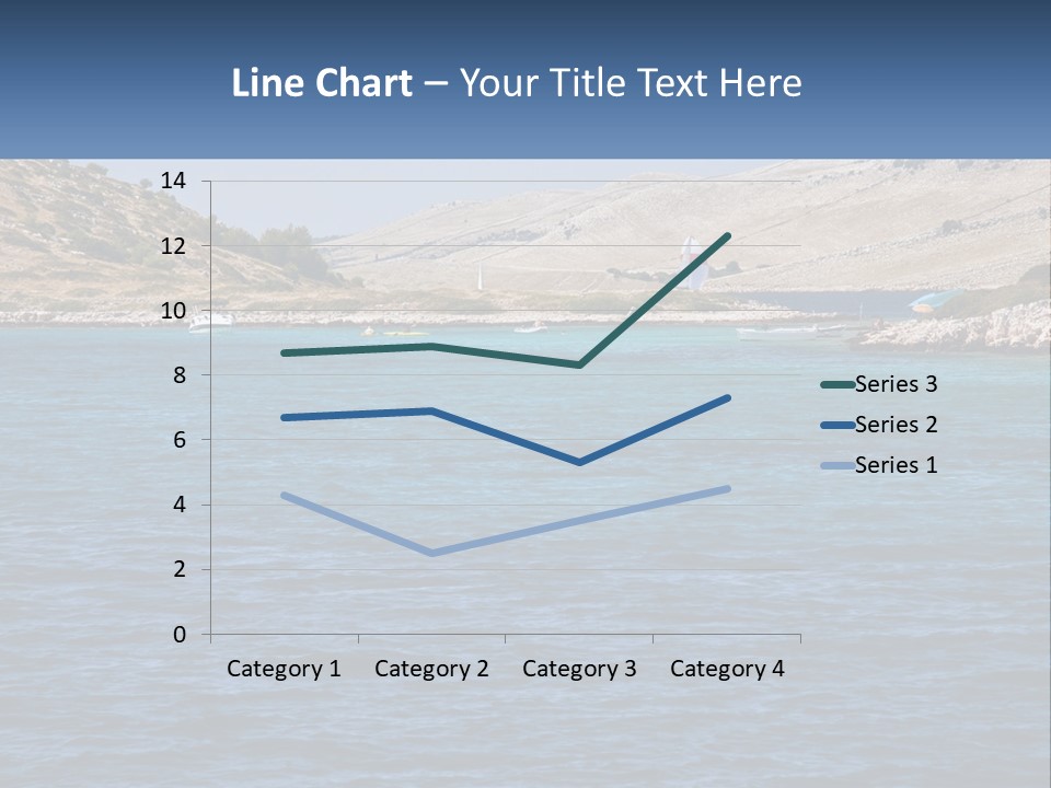 A Large Body Of Water With Boats In It PowerPoint Template
