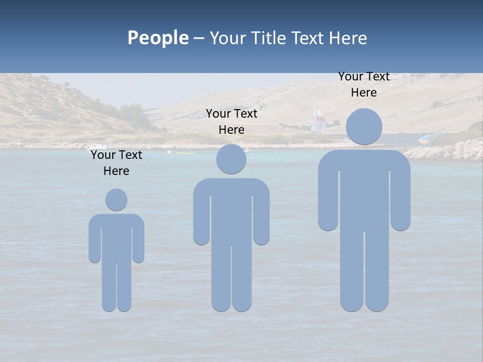 A Large Body Of Water With Boats In It PowerPoint Template