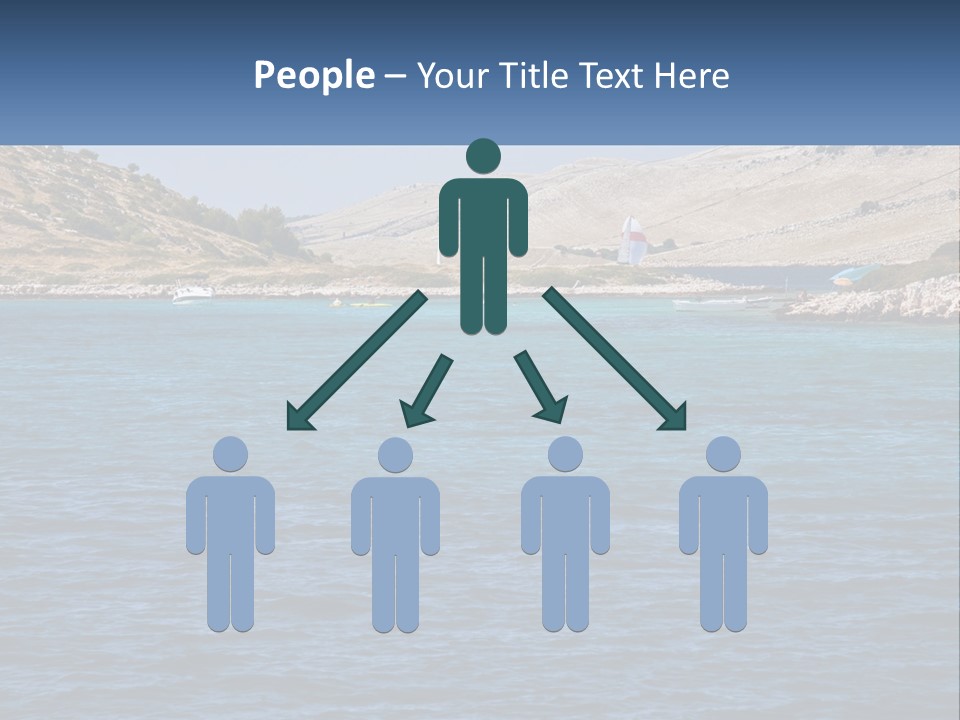 A Large Body Of Water With Boats In It PowerPoint Template