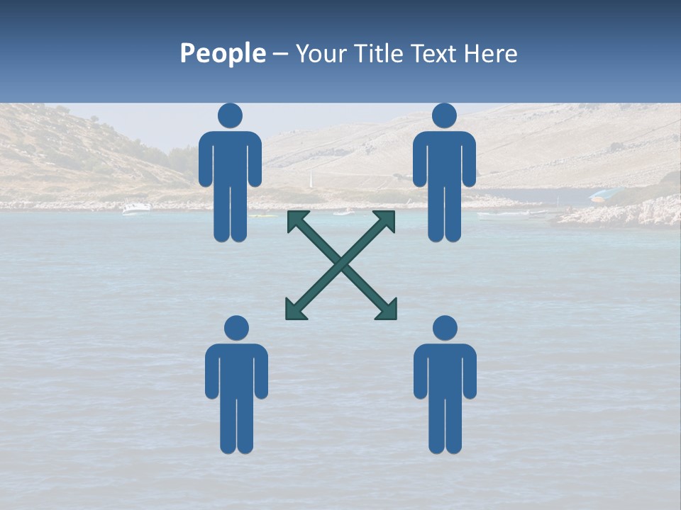 A Large Body Of Water With Boats In It PowerPoint Template