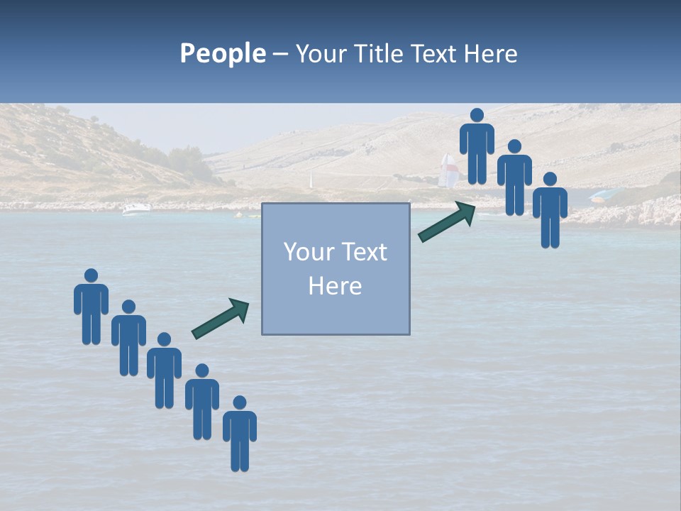 A Large Body Of Water With Boats In It PowerPoint Template