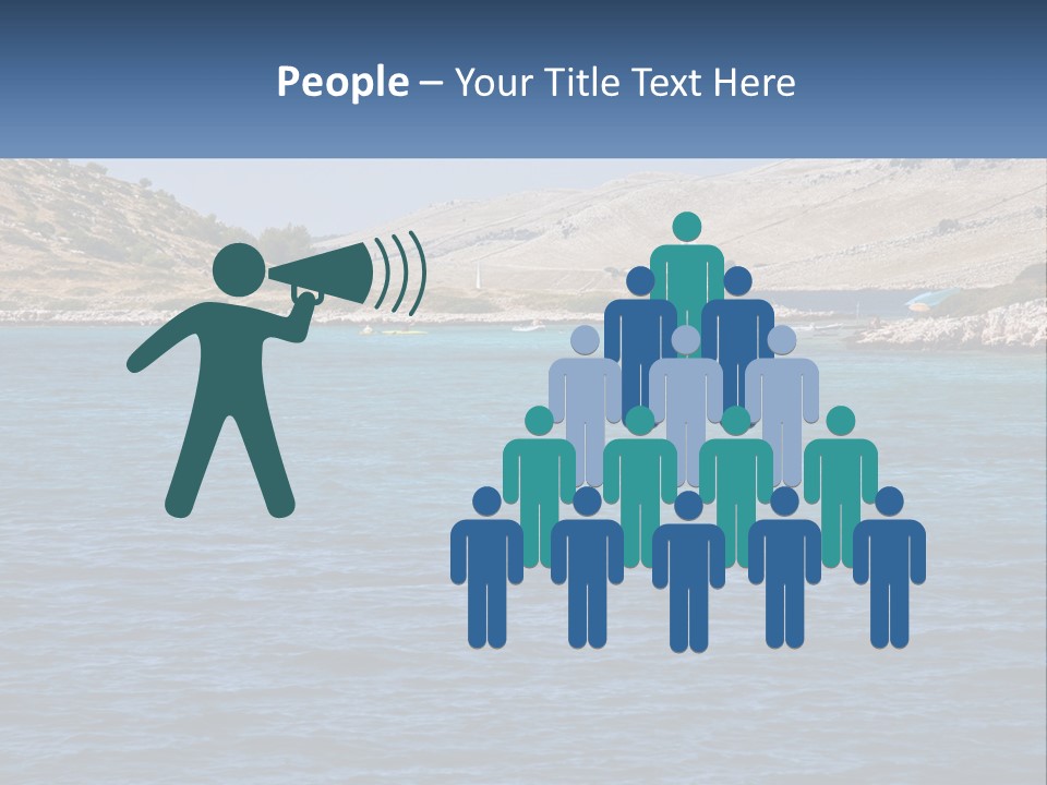 A Large Body Of Water With Boats In It PowerPoint Template