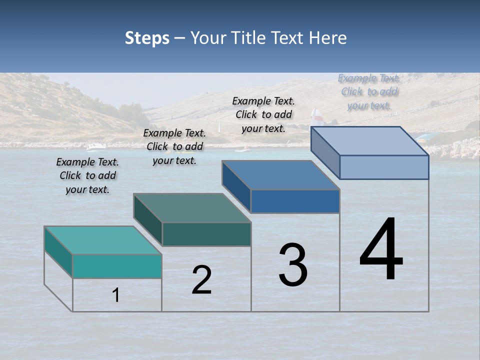 A Large Body Of Water With Boats In It PowerPoint Template