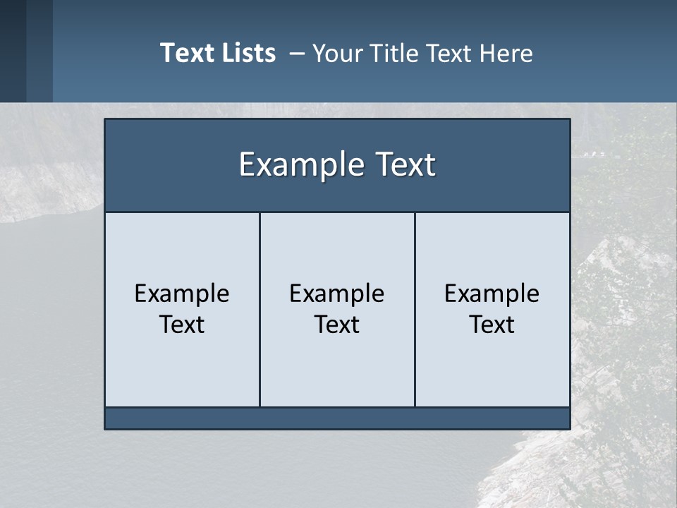 A Dam With A Large Body Of Water In The Middle Of It PowerPoint Template