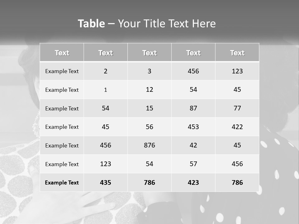 Two Women With Their Hands Together In Front Of A Wall PowerPoint Template