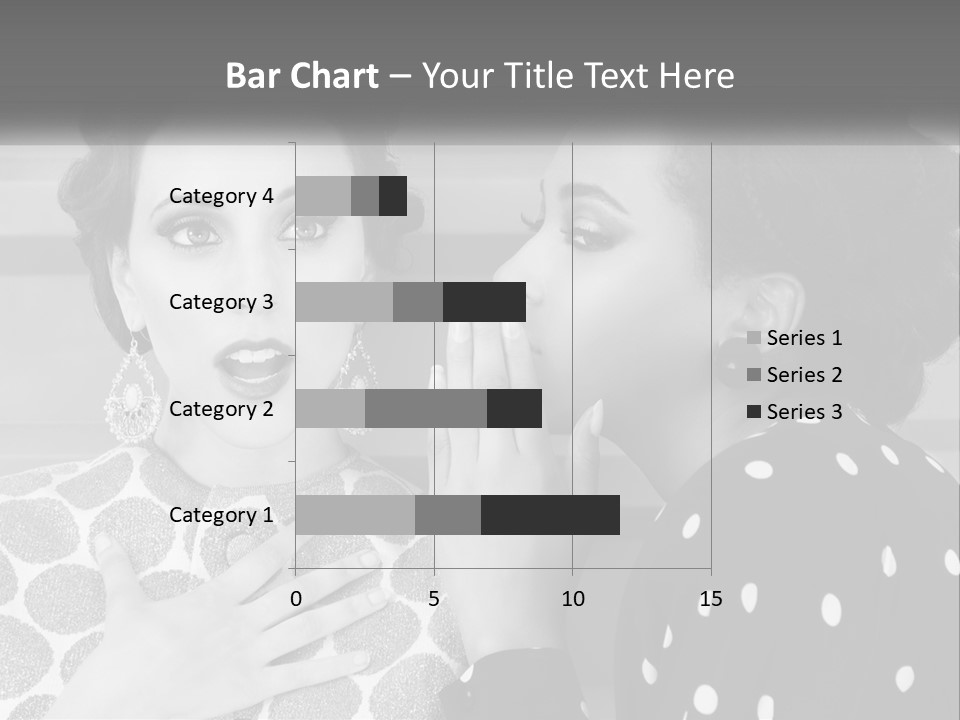 Two Women With Their Hands Together In Front Of A Wall PowerPoint Template