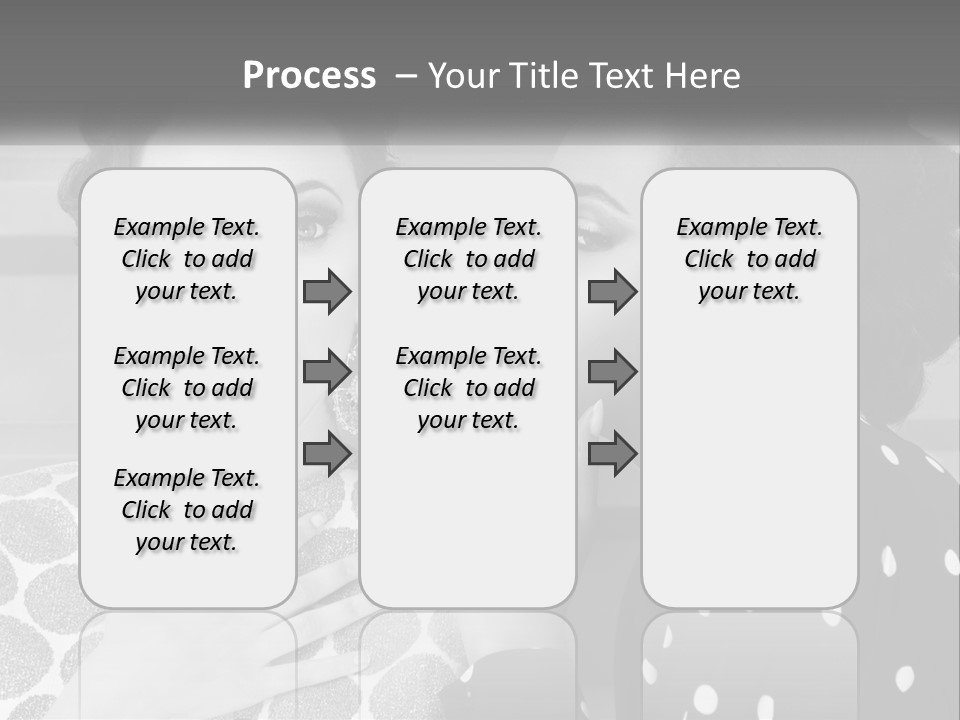 Two Women With Their Hands Together In Front Of A Wall PowerPoint Template