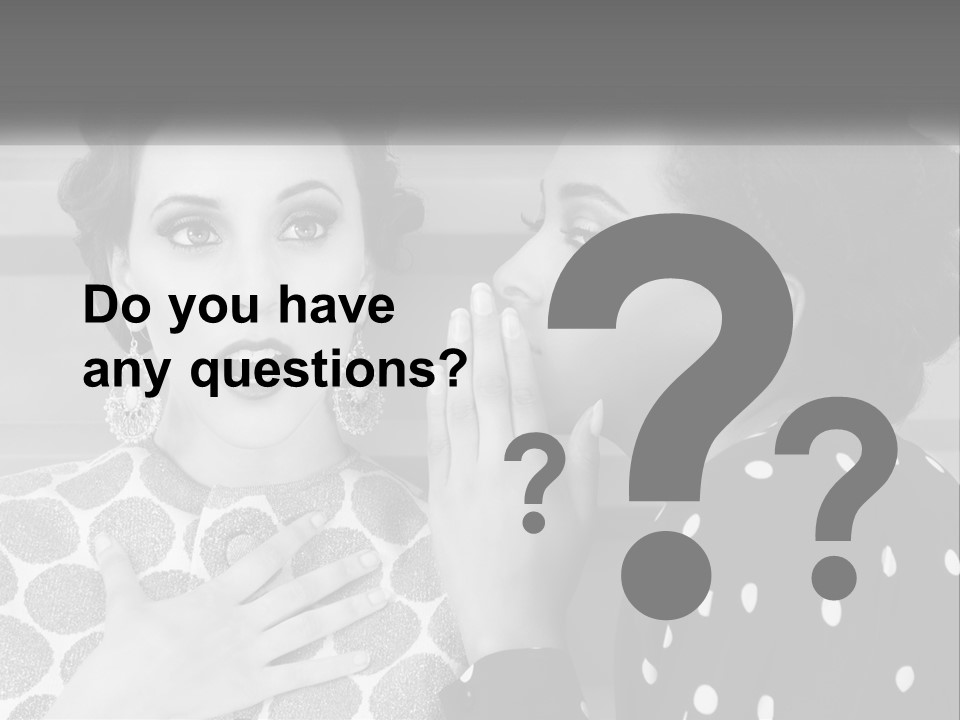 Two Women With Their Hands Together In Front Of A Wall PowerPoint Template