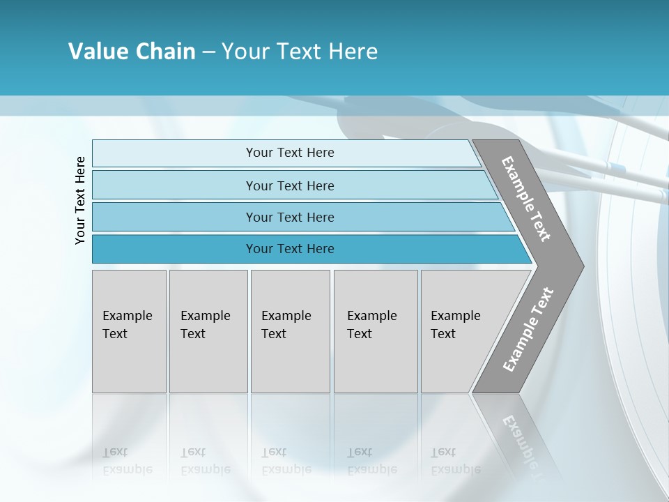 A Dart Hitting In The Center Of A Target PowerPoint Template