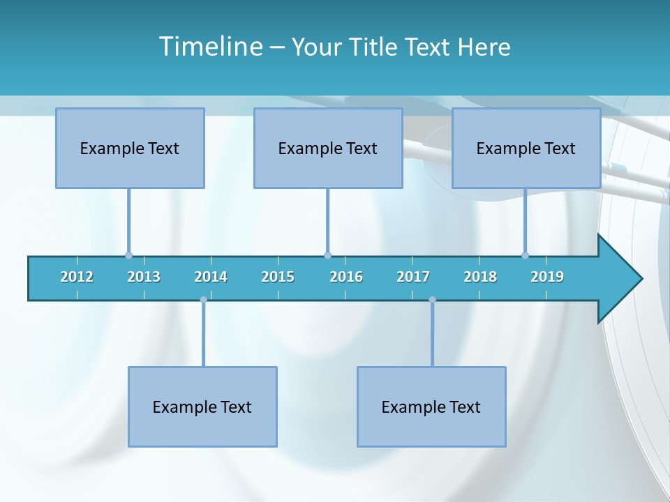 A Dart Hitting In The Center Of A Target PowerPoint Template