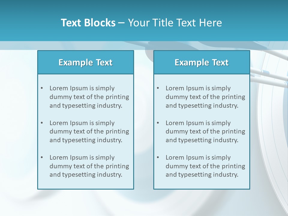 A Dart Hitting In The Center Of A Target PowerPoint Template