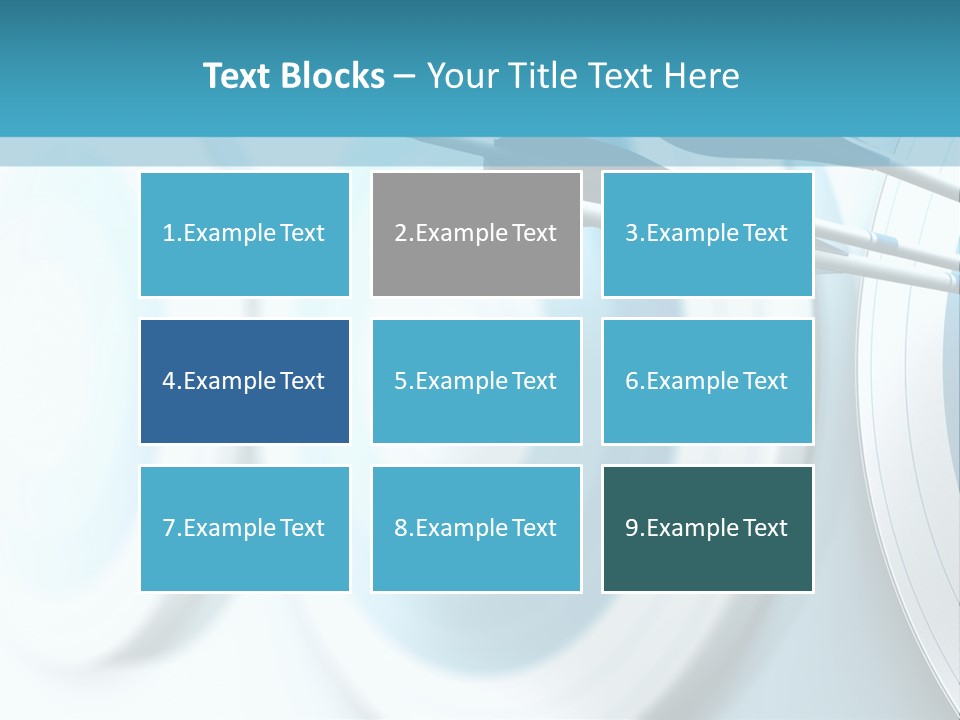 A Dart Hitting In The Center Of A Target PowerPoint Template