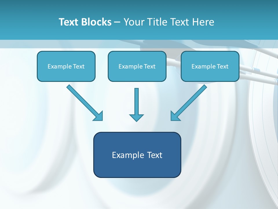 A Dart Hitting In The Center Of A Target PowerPoint Template