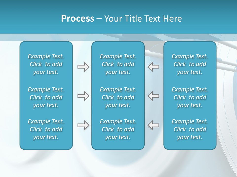 A Dart Hitting In The Center Of A Target PowerPoint Template
