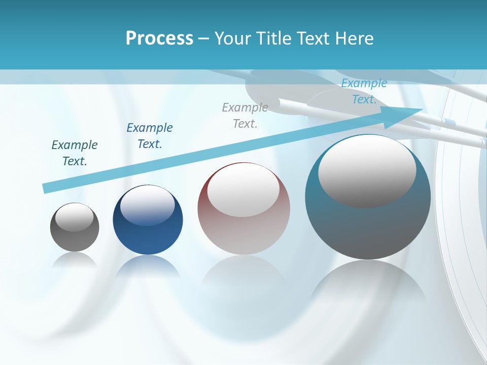 A Dart Hitting In The Center Of A Target PowerPoint Template