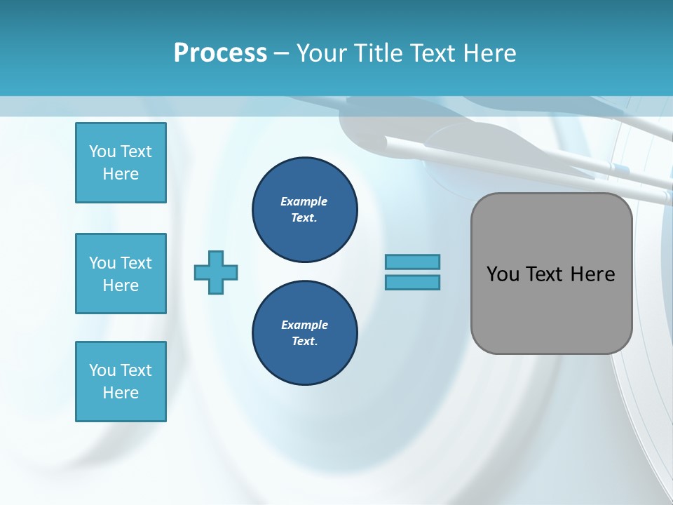 A Dart Hitting In The Center Of A Target PowerPoint Template