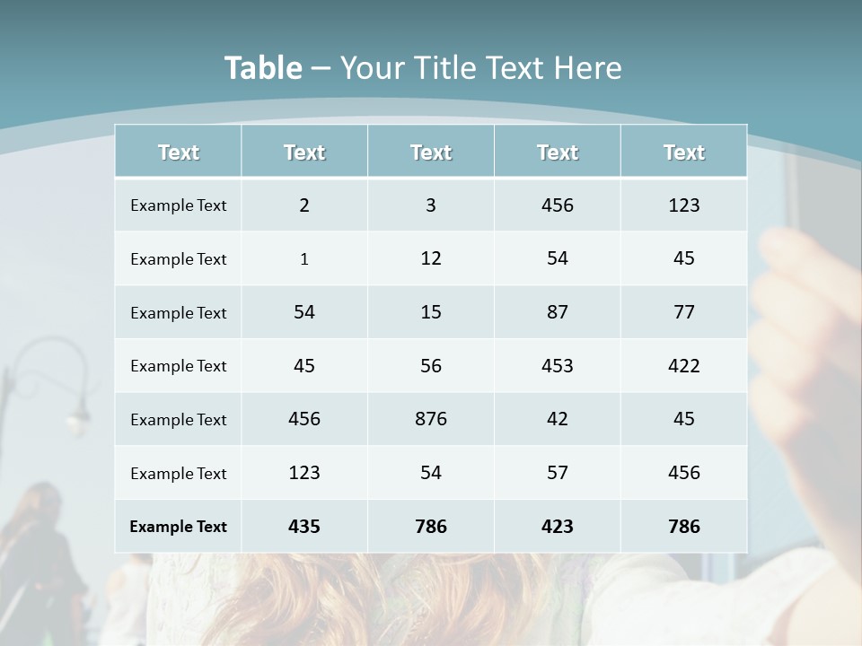 A Woman Taking A Picture With Her Cell Phone PowerPoint Template